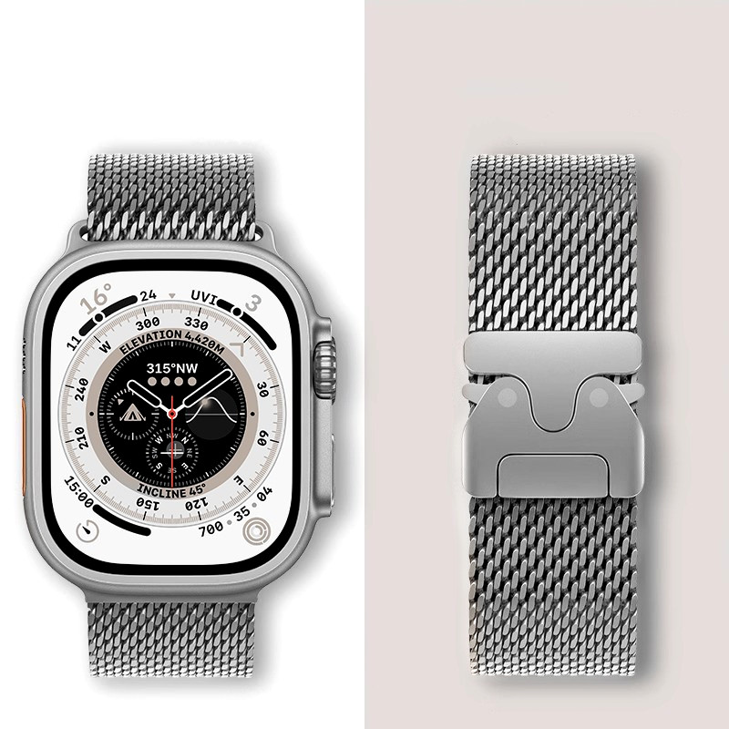 Mesh Coil Strip - Миланский ремешок для Apple Watch S12,
