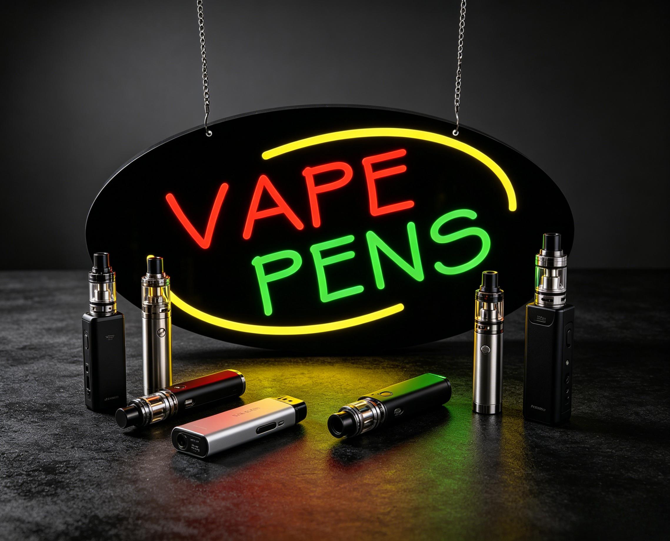 Неоновая вывеска для вейп-мага – обзор и цена Vaping Store